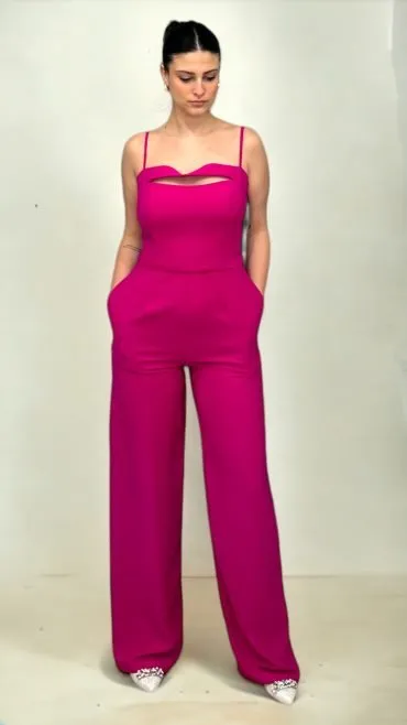 Abito in crepe fucsia – Vera Wang Bridesmaid