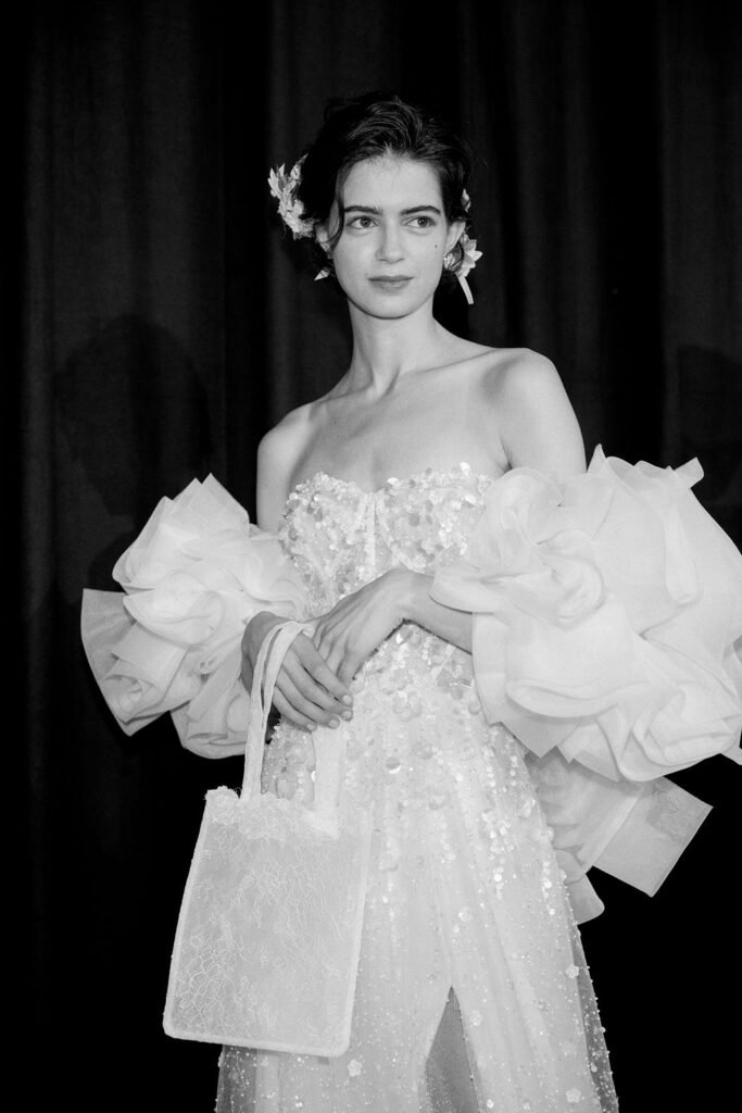 Demetrios Alta Moda 2026 abito romantico tendenze sposa